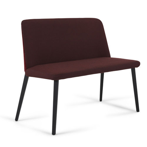 Banquette contemporaine - BACK ME UP - MONTIS - en tissu / contract / avec dossier