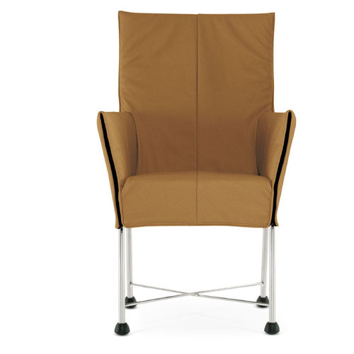 Chaise contemporaine - CHAPLIN - MONTIS - d'intérieur / en tissu / bois