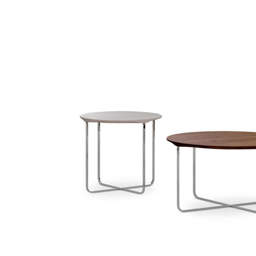 Table d'appoint contemporaine - FLINT - MONTIS - en bois / ronde / carrée