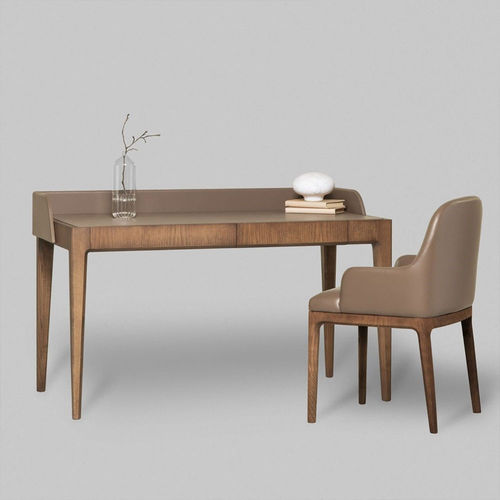 Bureau sur pied - Bellagio - MORELATO - contemporain / en cuir / en frêne