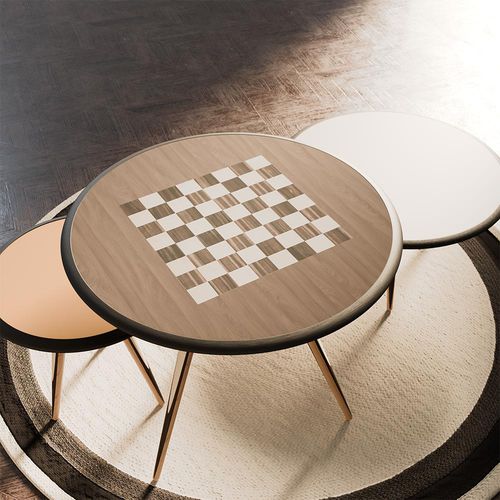 Table d'échecs contemporaine - Carambola - MORELATO - résidentielle / contract / en bois