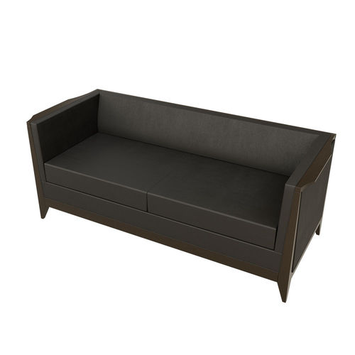 Canapé contemporain - Torino - MORELATO - en tissu / en cuir / avec accoudoirs