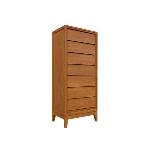 Chiffonnier contemporain - New York - MORELATO - en cerisier / blanc / noir