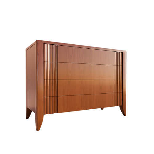 Commode contemporaine - Rulman - MORELATO - en cerisier / avec tiroir / rectangulaire