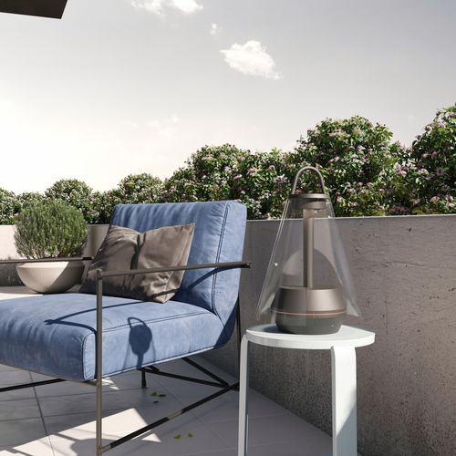 Lampe de table - SHUTTLE - PRANDINA - nomade / en aluminium / en verre