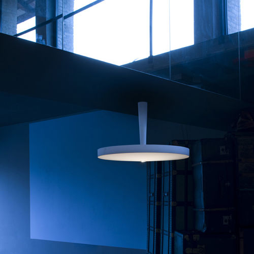 Plafonnier contemporain - EQUILIBRE - PRANDINA - rond / en verre soufflé / en aluminium peint