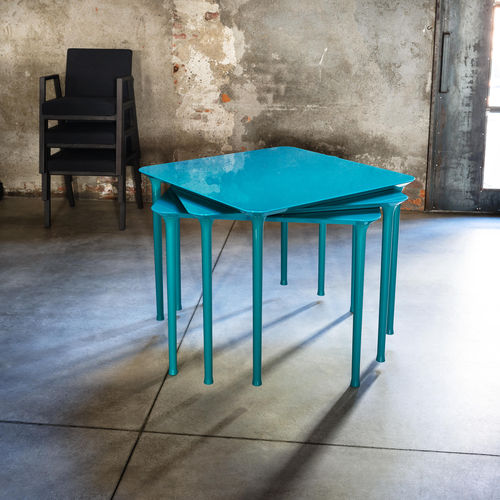 Table contemporaine - SPINDLE - Tacchini - en MDF / rectangulaire / empilable