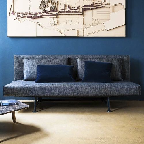 Canapé lit - SLIDING - Tacchini - contemporain / en tissu / avec revêtement amovible