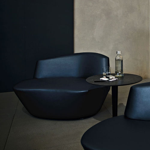 Chauffeuse contemporaine - POLAR - Tacchini - en cuir
