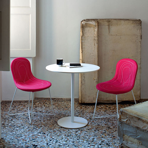 Chaise contemporaine - DOODLE - Tacchini - d'intérieur / en tissu / tapissée