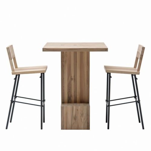 Table mange-debout contemporaine - JEHANNES - Pilat & Pilat - en bois / rectangulaire / résidentielle