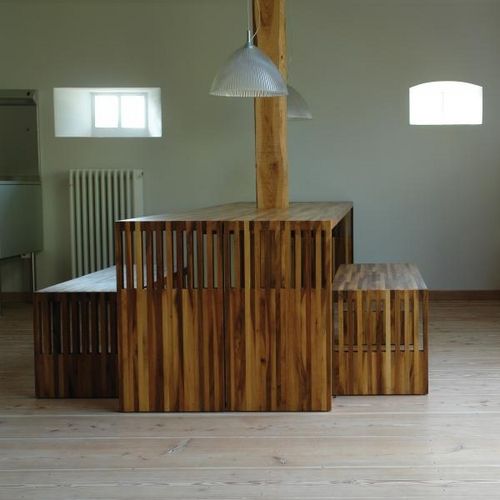 Banc contemporain - BAS  - Pilat & Pilat - en bois
