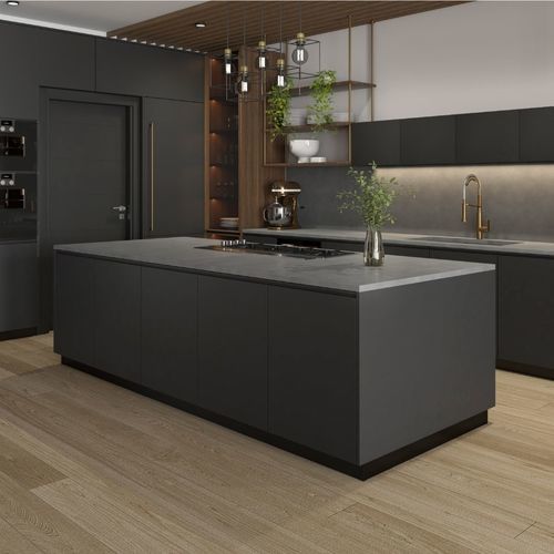 Plan de travail en pierre naturelle - CENERE - Artesia S.r.l - de cuisine / gris / lisse
