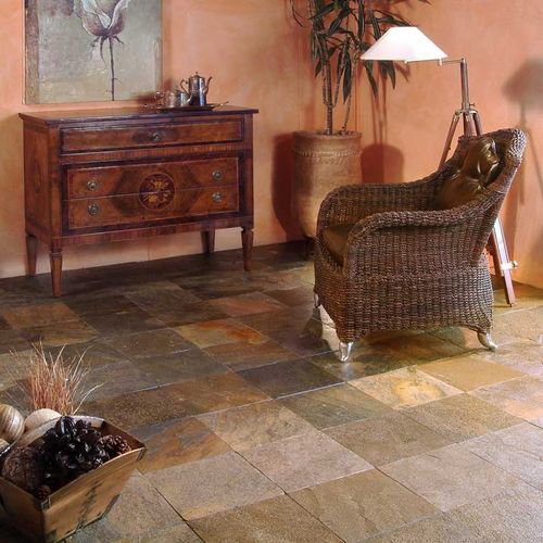 Carrelage en ardoise - GOLDEN GREY - Artesia S.r.l - en quartzite / en quartz / mat