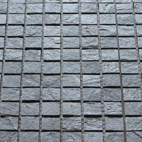 Mosaïque en ardoise - SILVER GREY - Artesia S.r.l - texturée / d'intérieur / d'extérieur