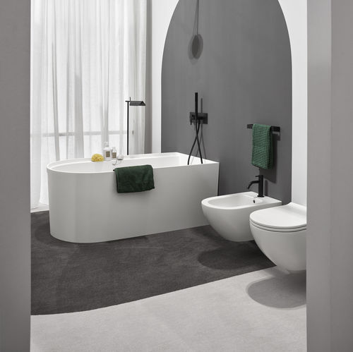 Baignoire à poser - ARCADIA - FEBE - MATT - Ceramica Cielo - en Solid Surface / contemporaine / profonde
