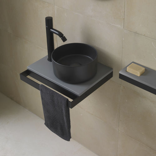 Vasque à poser - SHUI COMFORT - CEMENTO - Ceramica Cielo - en céramique / ronde / sans trou