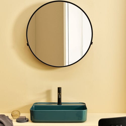 Vasque à poser - SHUI COMFORT - SMERALDO - Ceramica Cielo - en céramique / rectangulaire / 1 trou