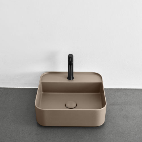 Vasque à poser - SHUI COMFORT - ARENARIA - Ceramica Cielo - en céramique / carrée / 1 trou