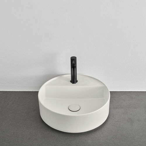 Vasque à poser - SHUI COMFORT - TALCO - Ceramica Cielo - en céramique / ronde / 1 trou