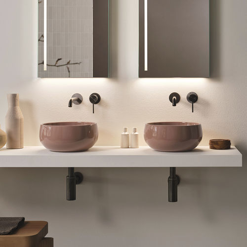 Vasque à poser - BACINELLA TINO MINI - NINFEA - Ceramica Cielo - en céramique / ronde / sans trou