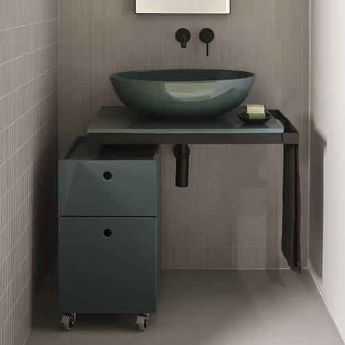 Meuble bas de salle de bain - LUISA - SMERALDO - Ceramica Cielo - à poser