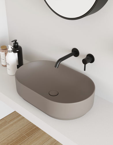 Vasque à poser - MARE - MRLAO - ARENARIA - Ceramica Cielo - en céramique / ovale / sans trou