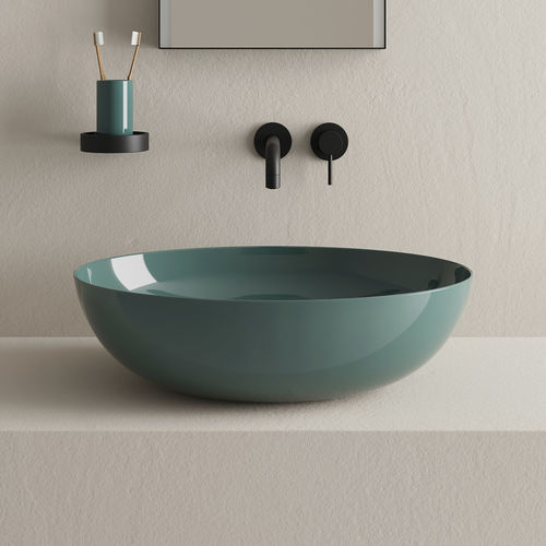Vasque à poser - Era - Smeraldo - Ceramica Cielo - en céramique / ovale / sans trou