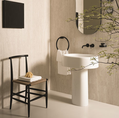 Vasque sur pied - ITACA 343 - Ceramica Cielo - en céramique / ovale / sans trou