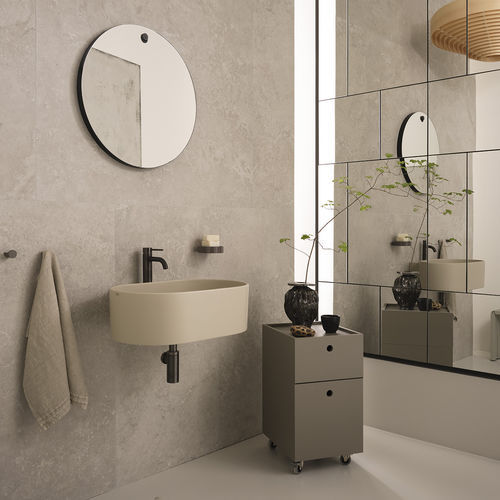 Vasque suspendue - Otis 359 - Ceramica Cielo - en céramique / ovale / 1 trou