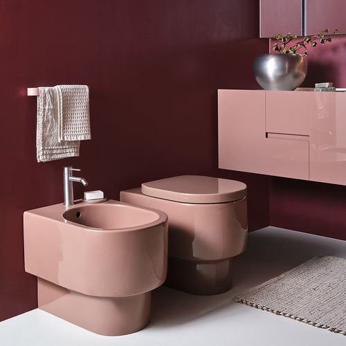 WC à poser - OTIS 364 - Ceramica Cielo - près du mur / en céramique / ovale