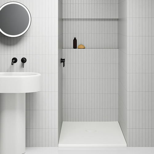 Receveur de douche extra plat - INFINITO NEW - H3 - Ceramica Cielo - en céramique / sur mesure / blanc