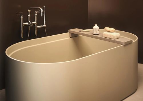Baignoire ovale - TEBAT - Ceramica Cielo - en îlot / pour habitat / à usage professionnel