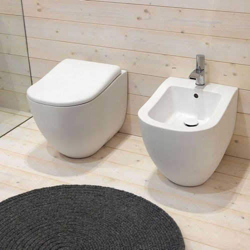 WC à poser - FLUID - TALCO - Ceramica Cielo - en céramique / ovale