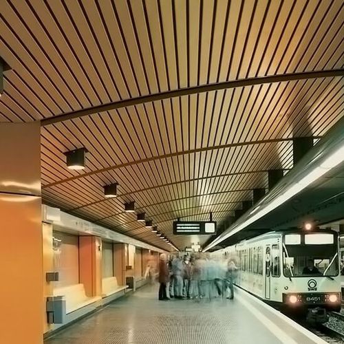 Plafond en aluminium - Luxalon® 70U - Hunter Douglas Architectural - en acier / en panneaux / intérieur