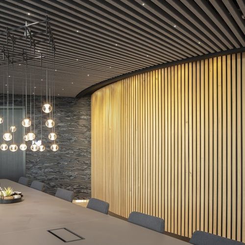 Panneau acoustique pour plafond - HeartFelt&reg; PareauLux - Hunter Douglas Architectural - en feutre / en PES / rectangulaire