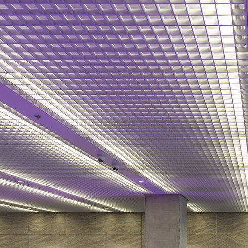 Plafond en métal - Luxalon® Cell C40 / C50 - Hunter Douglas Architectural - en dalles / pour bureau / pour salle de conférence