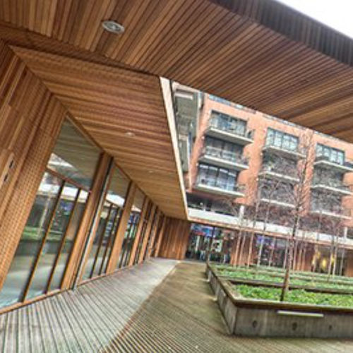 Parement en bois - Derako® Solid Linear Ext - Hunter Douglas Architectural - d'extérieur / à clipser / contemporain