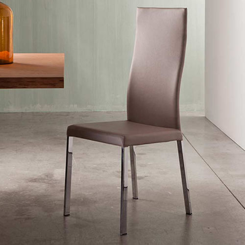 Chaise contemporaine - DENISE FLEX - Riflessi - d'intérieur / en tissu / en cuir