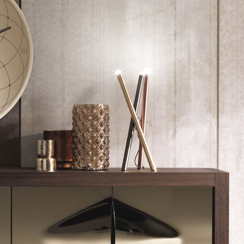 Lampe de table - SHANGAI T - Riflessi - en métal peint / en acier poli / contemporaine