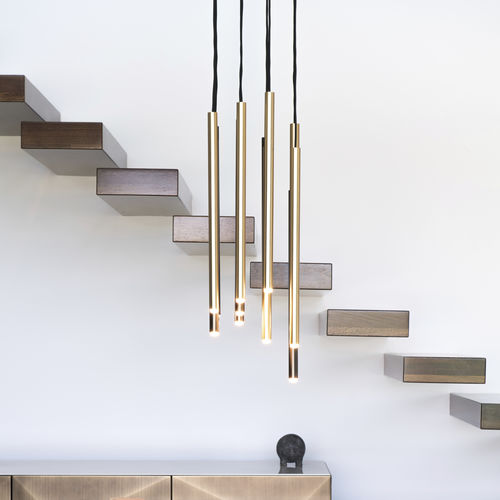 Lustre contemporain - STILO S12 - Riflessi - en métal peint / 12 ampoules / professionnel