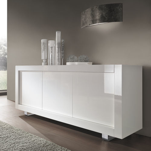 Buffet contemporain - PICASSO ANTA SIMPLE - Riflessi - en sapin / à portes battantes / luge