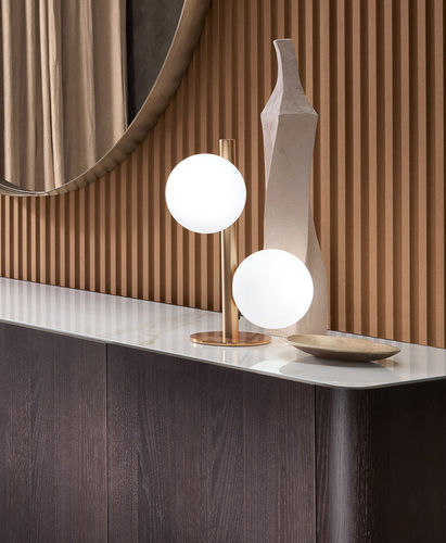 Lampe de table - TWIST T - Riflessi - en métal / en verre / contemporaine
