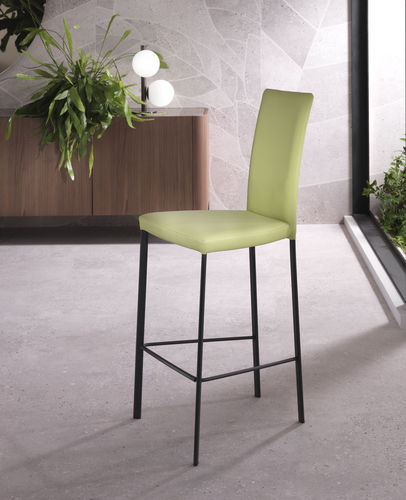 Chaise de bar contemporaine - SLIM FLEX - Riflessi - d'intérieur / en tissu / en cuir