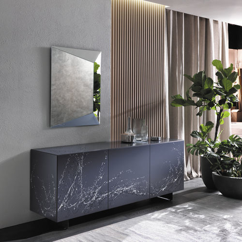 Miroir mural - LEVANTE - Riflessi - contemporain / rectangulaire / argenté