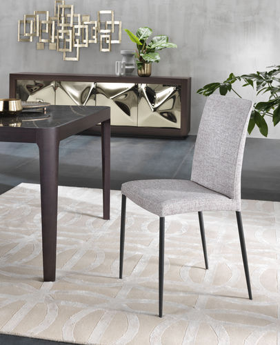 Chaise contemporaine - MARTA FLEX - Riflessi - d'intérieur / en tissu / en cuir