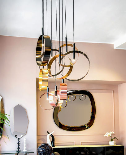 Lampe à LED - LOOP S9 - Riflessi - suspension / en métal peint / contemporaine