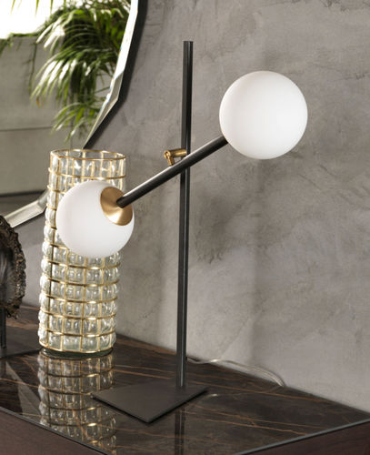 Lampe de table - MERIDIAN T  - Riflessi - en métal peint / en verre / contemporaine