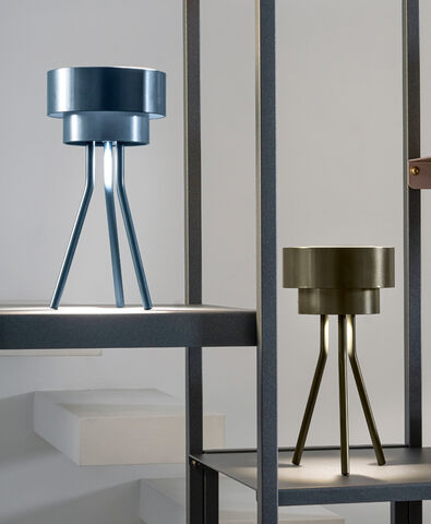 Lampe de table - PLANET T SMALL - Riflessi - en métal / contemporaine / rechargeable