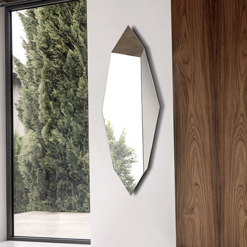 Miroir mural - PRISMA  - Riflessi - contemporain / octogonal / aspect bronze